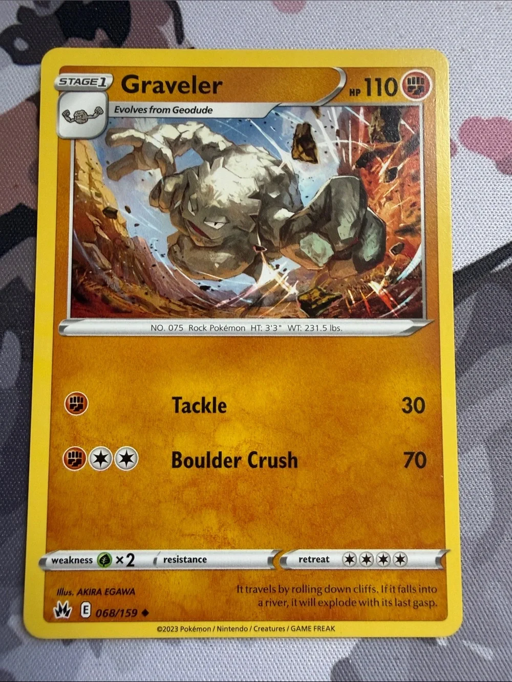 Geodude & Graveler Collection Lot | 4 Pokémon Cards | ✨5/$25✨